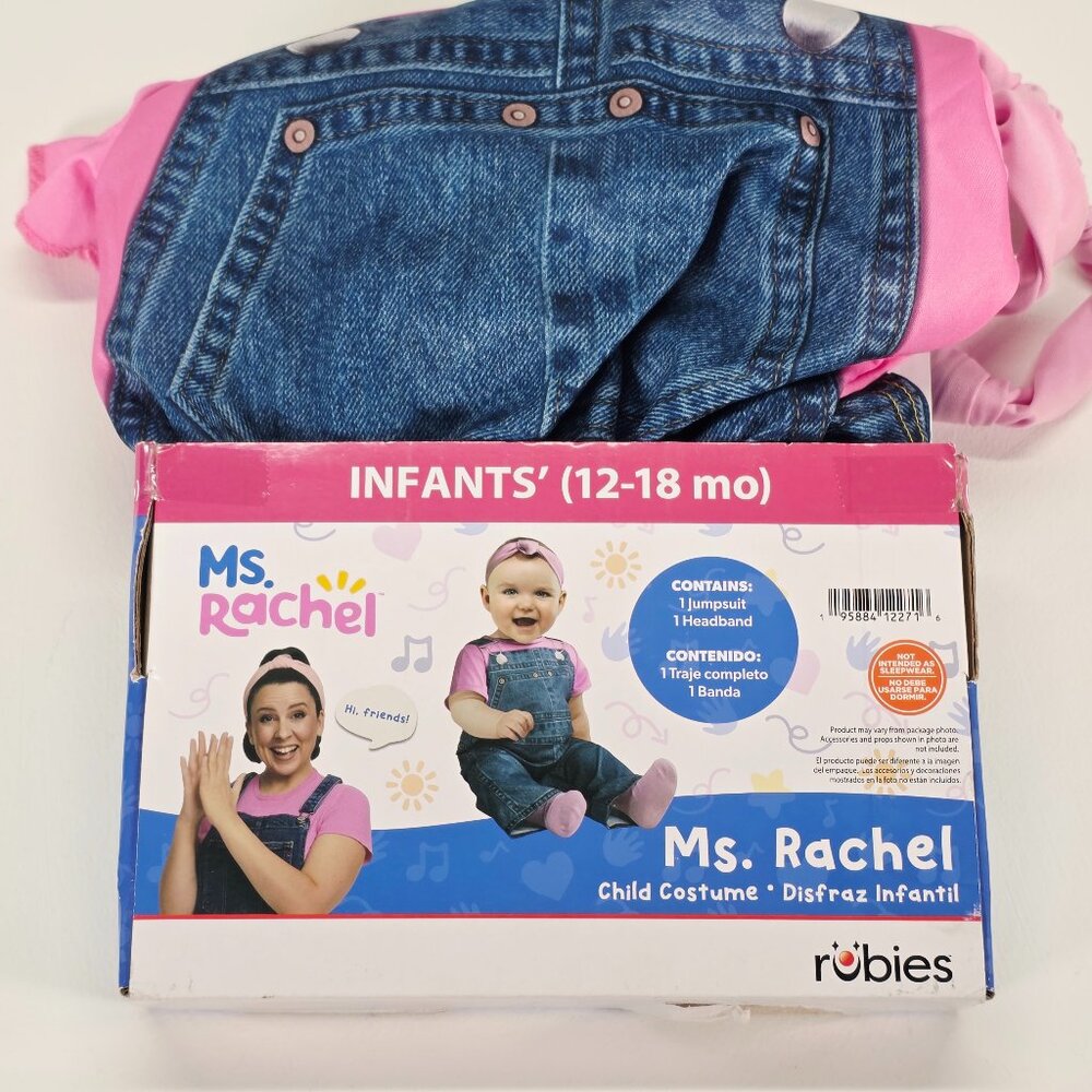Ms Rachel Costume 12-18M Infant NIB 2 Piece Set